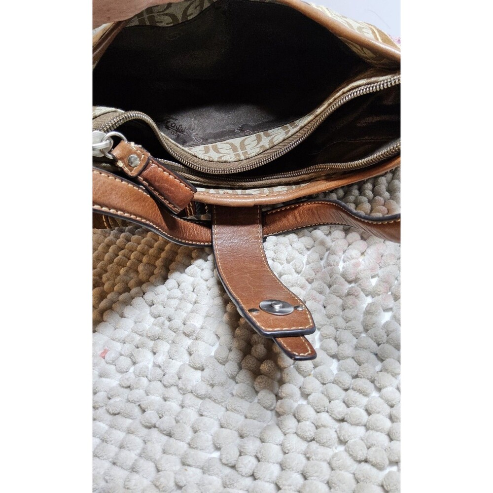 Preloved Fossil Patchwork Striped Shoulder Bag Pu… - image 11